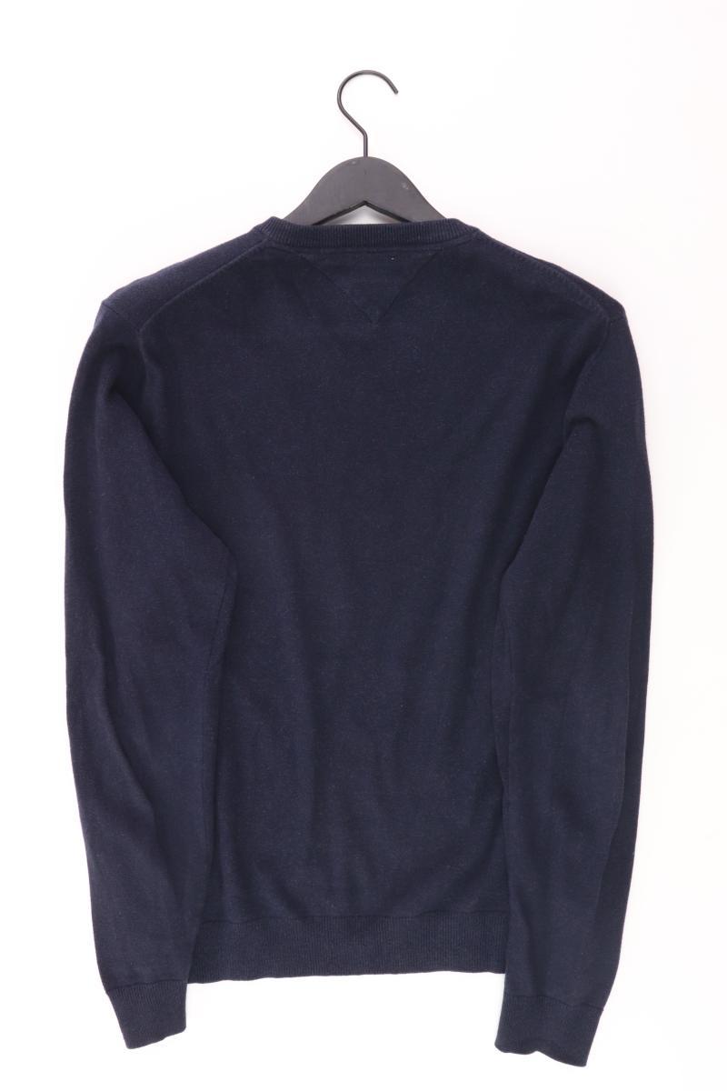 Tommy Hilfiger Langarmpullover Gr. L blau aus Baumwolle