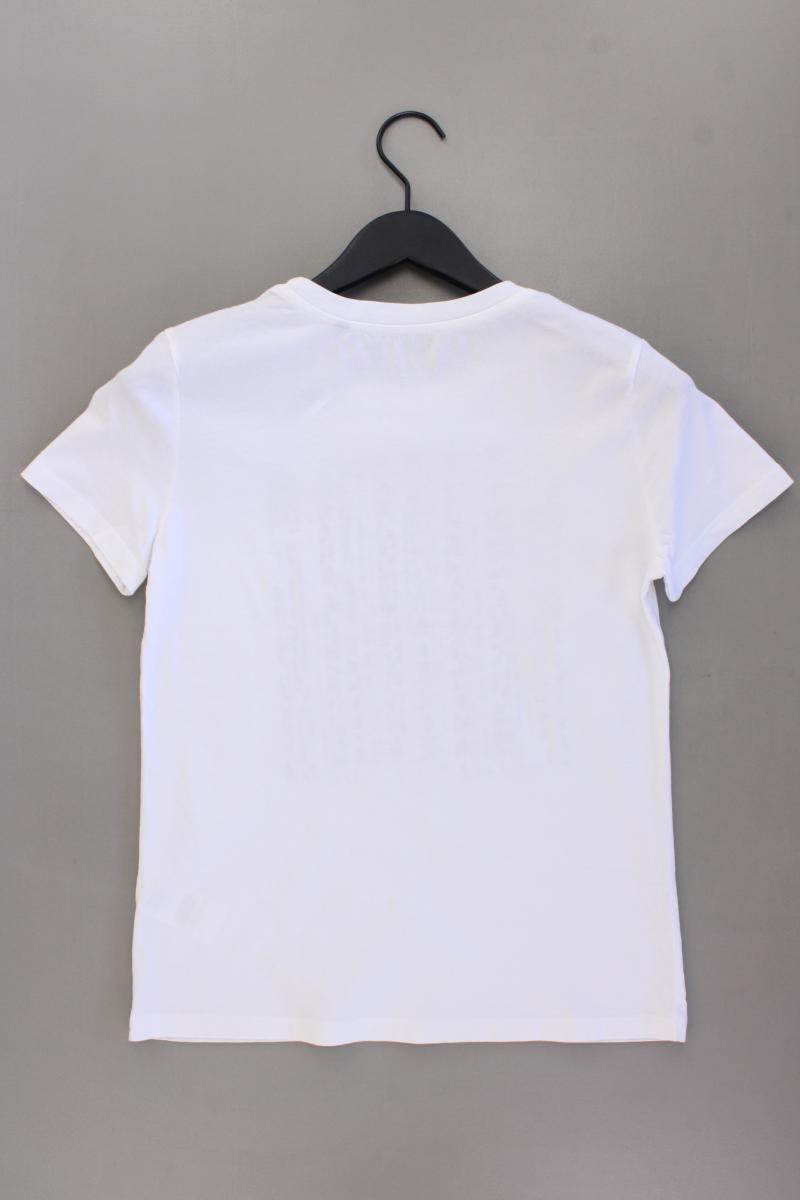 One more story Printshirt Gr. 36 Kurzarm weiß aus Baumwolle