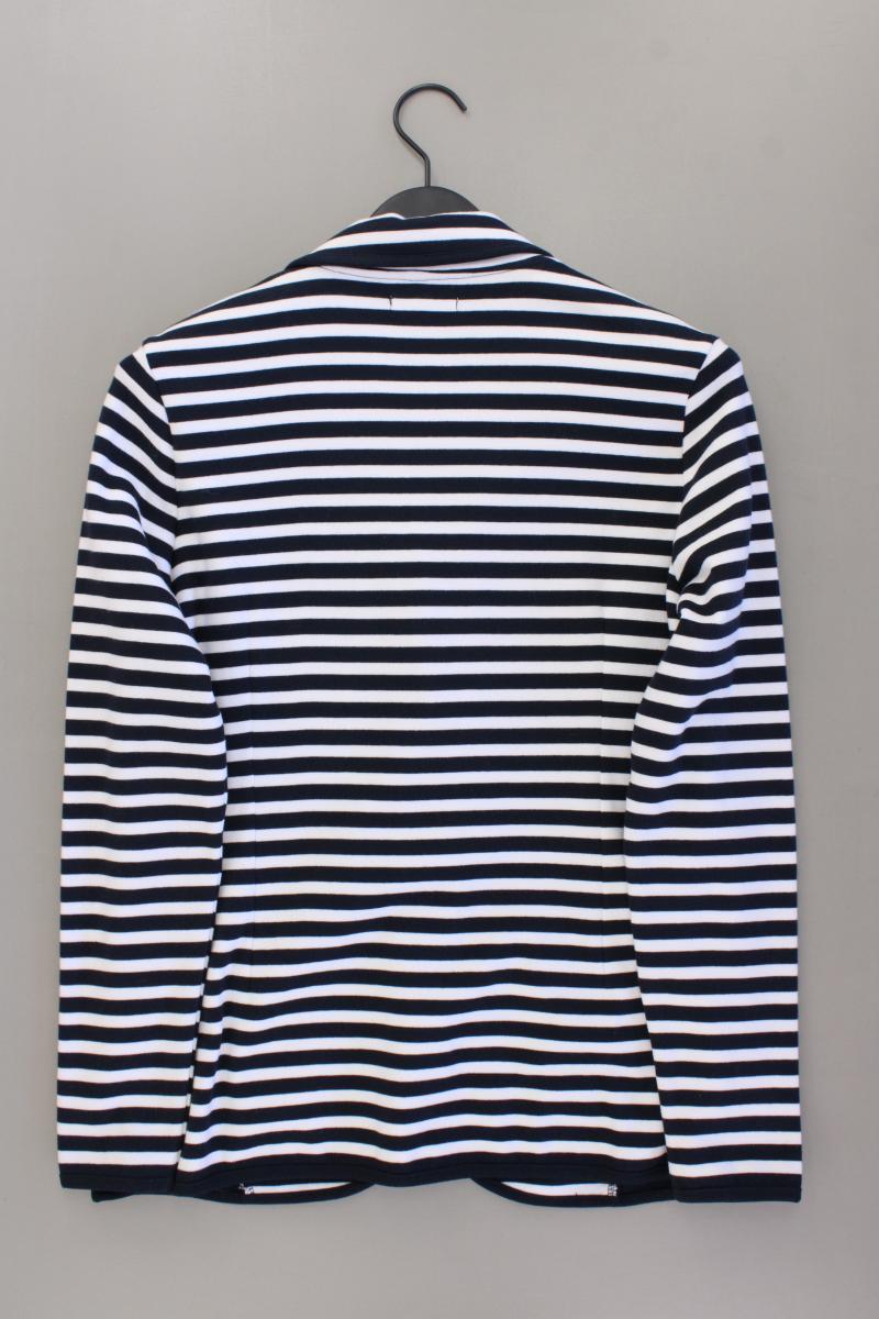 Marco Pecci Longblazer Gr. 42 gestreift blau aus Baumwolle