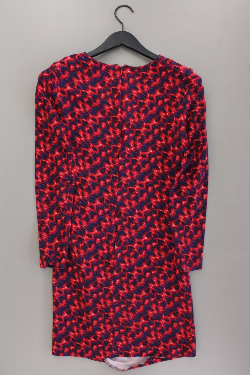 Strenesse Langarmkleid Gr. 38 mit Tierdruck rot aus Baumwolle