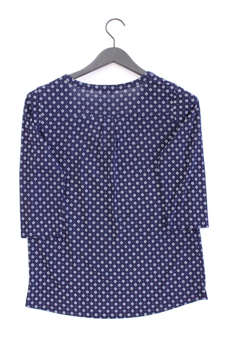 Lascana Oversize-Bluse Gr. 40/42 3/4 Ärmel blau aus Viskose