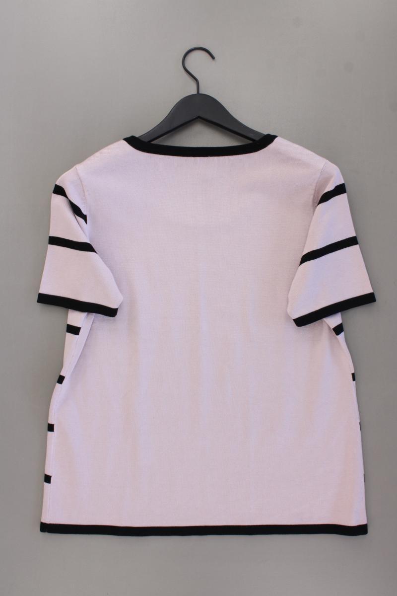 VA Milano Ringelshirt Gr. 44 gestreift Kurzarm rosa aus Viskose