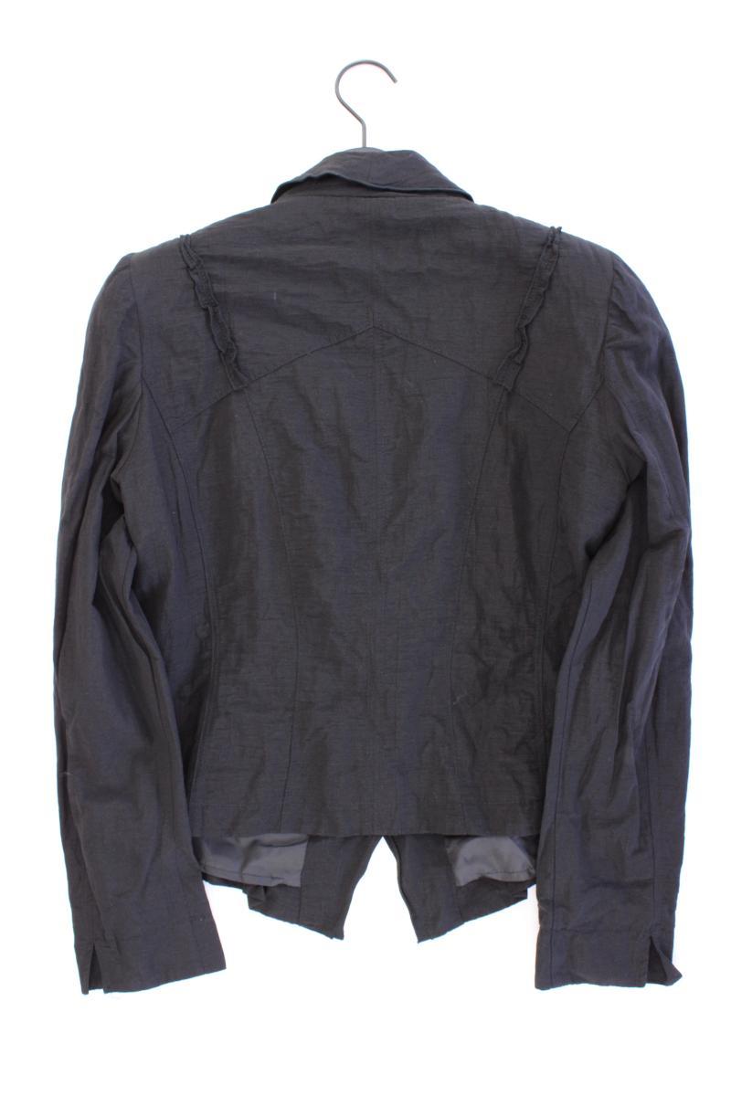 Biba Classic Blazer Gr. 40 schwarz aus Baumwolle