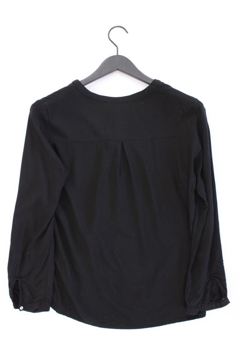 Esprit Langarmbluse Gr. 38 schwarz aus Viskose