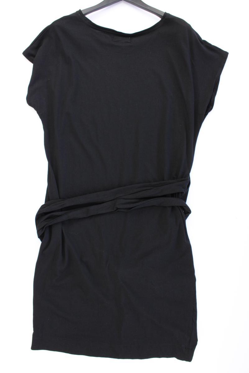 Les Favorites Paris Kleid Gr. XL mit Gürtel Kurzarm schwarz aus Baumwolle