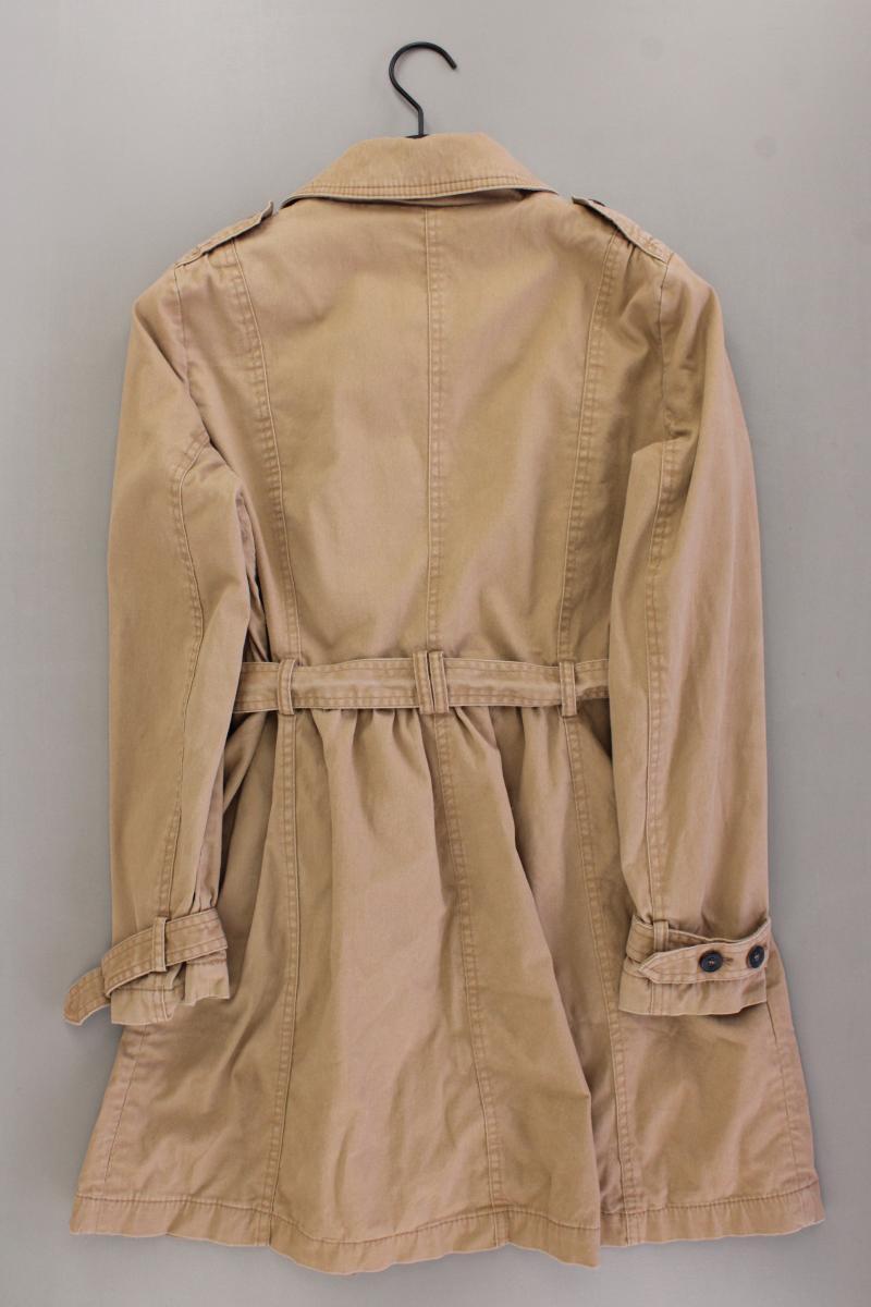 Mango Trenchcoat Gr. M mit Gürtel braun aus Baumwolle