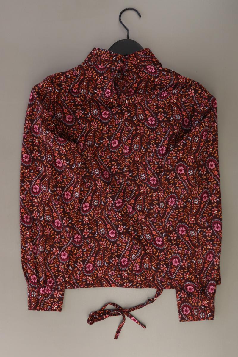 LOFTY MANNER Langarmbluse Gr. S mit Blumenmuster mehrfarbig aus Polyester