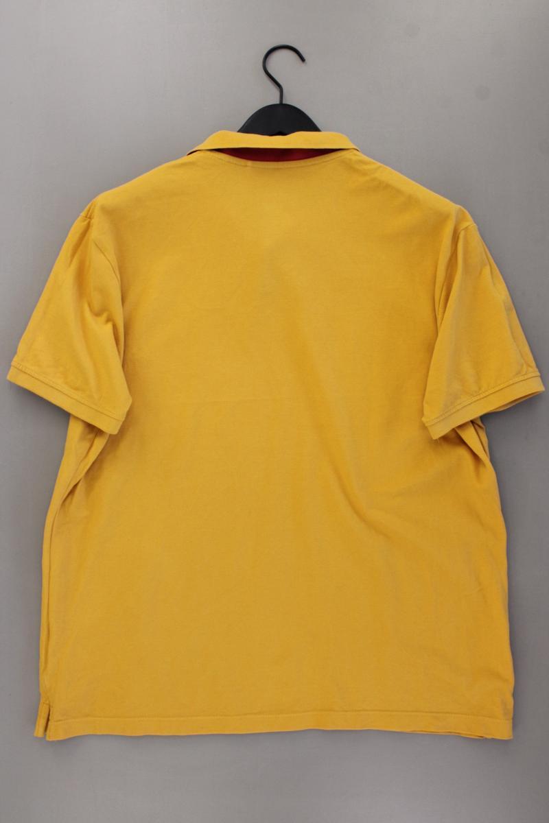 s.Oliver Poloshirt für Herren Gr. XXL Kurzarm gelb aus Baumwolle