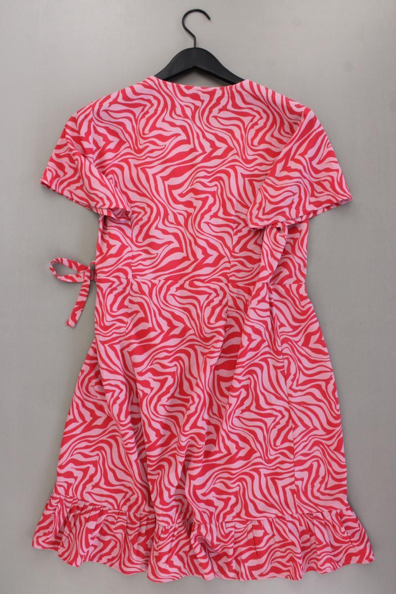 Only Wickelkleid Gr. L Kurzarm pink aus Polyester