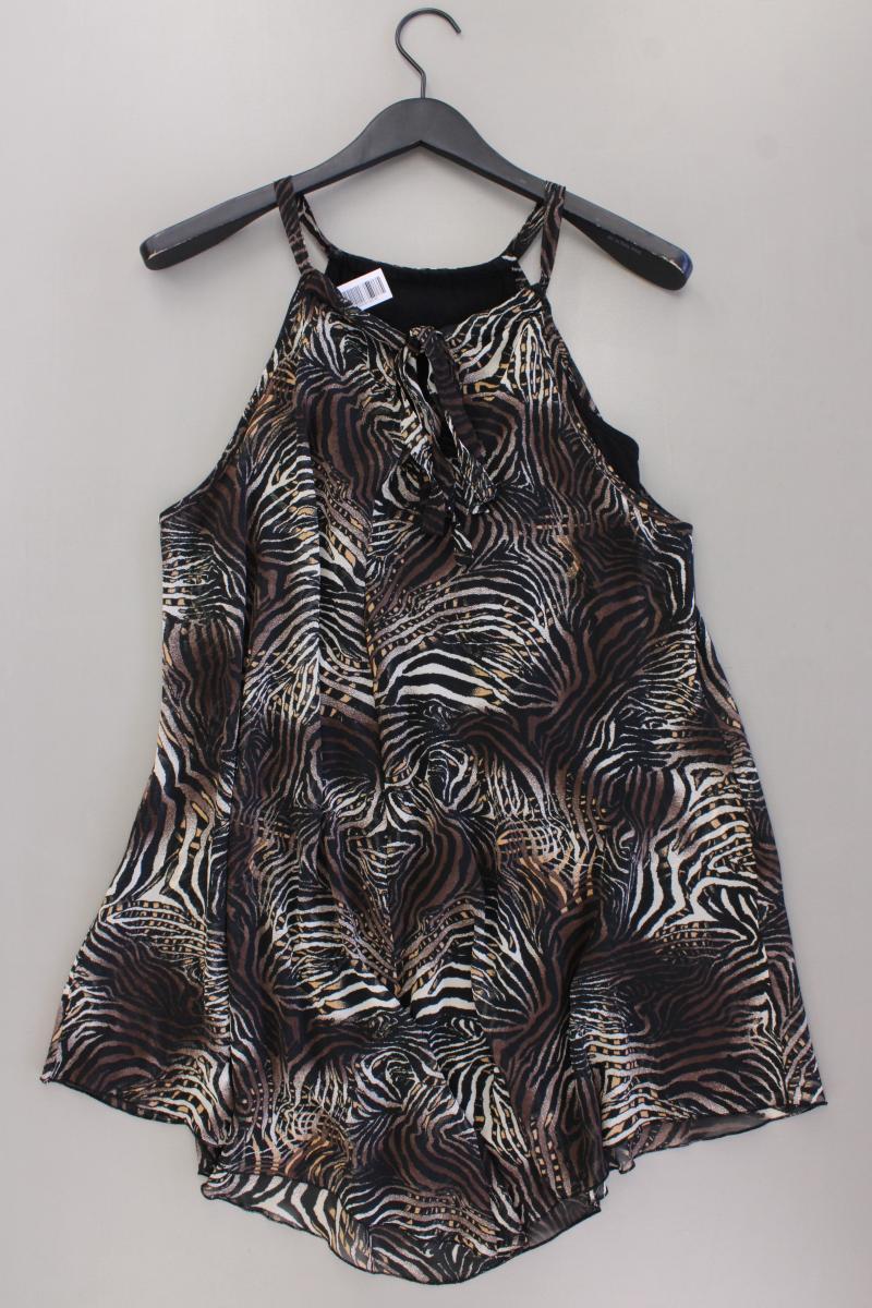 Lascana Chiffonkleid Gr. 38 mit Tierdruck Ärmellos braun