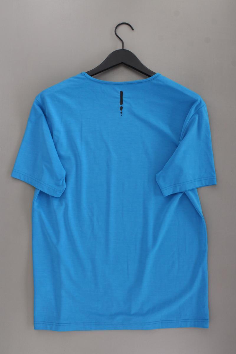 Odlo Sportshirt für Herren Gr. M Kurzarm blau aus Polyester