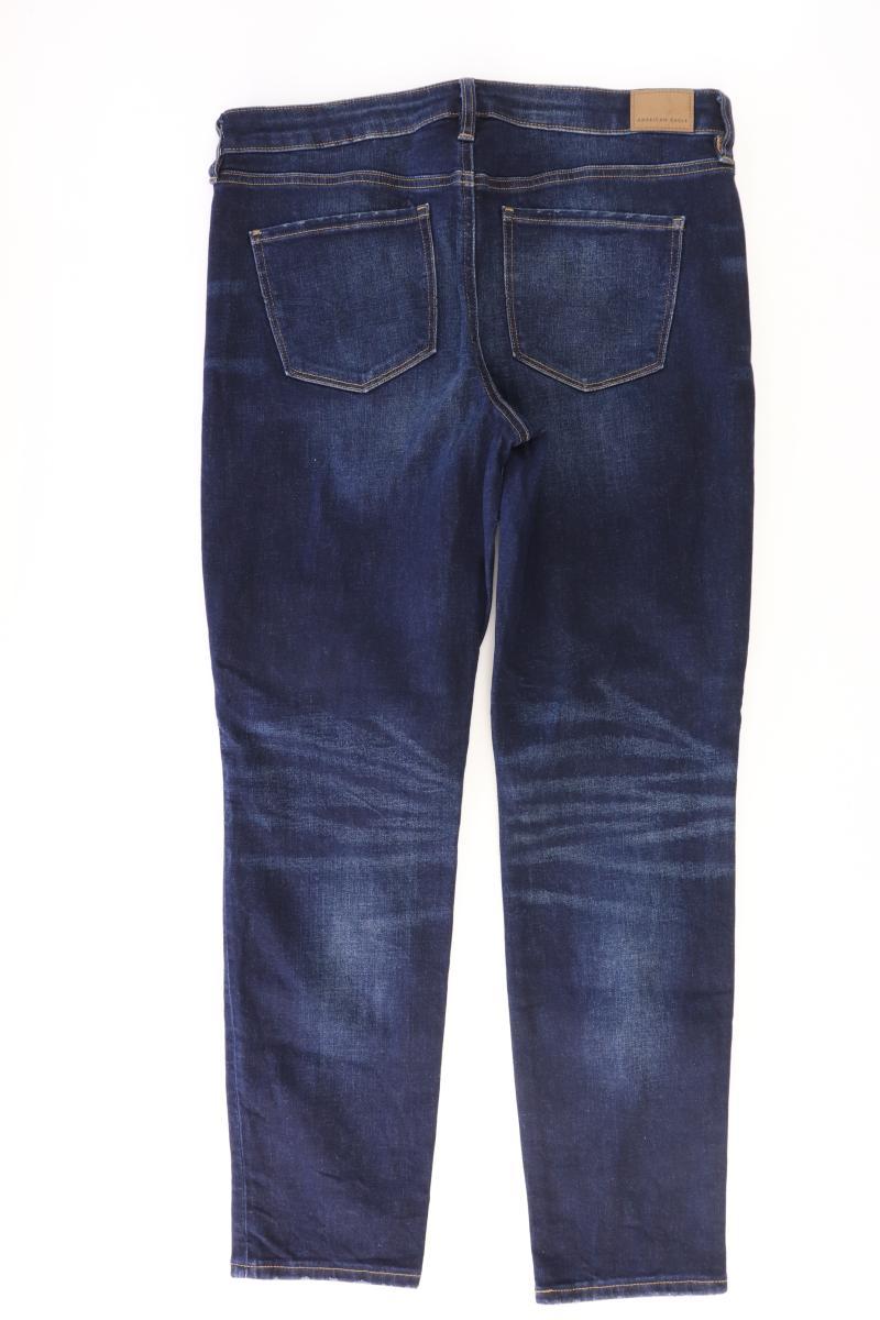 American Eagle Outfitters Straight Jeans Gr. US 12 (M) blau aus Baumwolle
