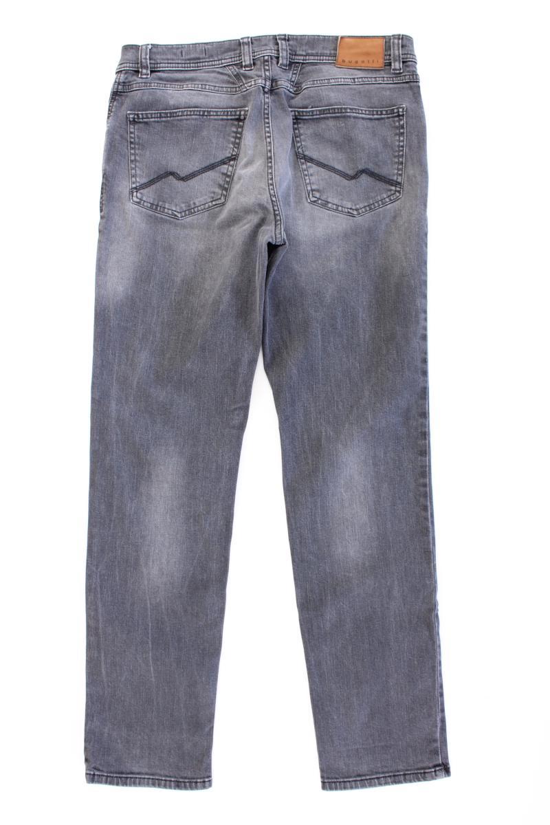 Bugatti Straight Jeans für Herren Gr. W33/L32 grau aus Baumwolle