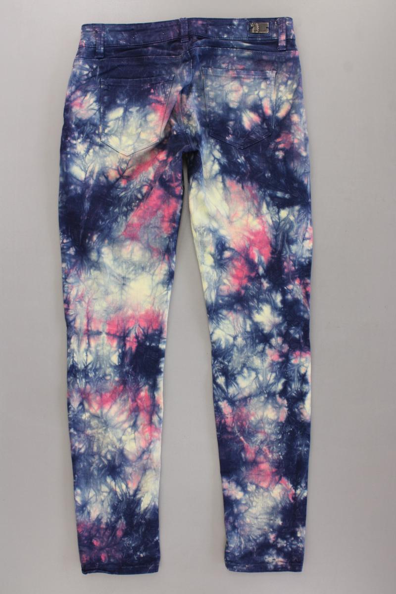Rich&Royal Skinny Jeans Gr. W29 mit Batikmuster mehrfarbig aus Baumwolle