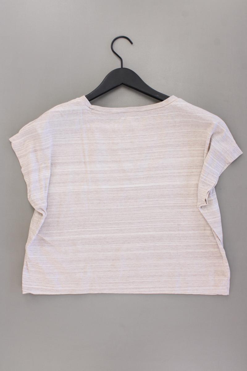 Esprit Cropped Shirt Gr. M Kurzarm creme aus Baumwolle
