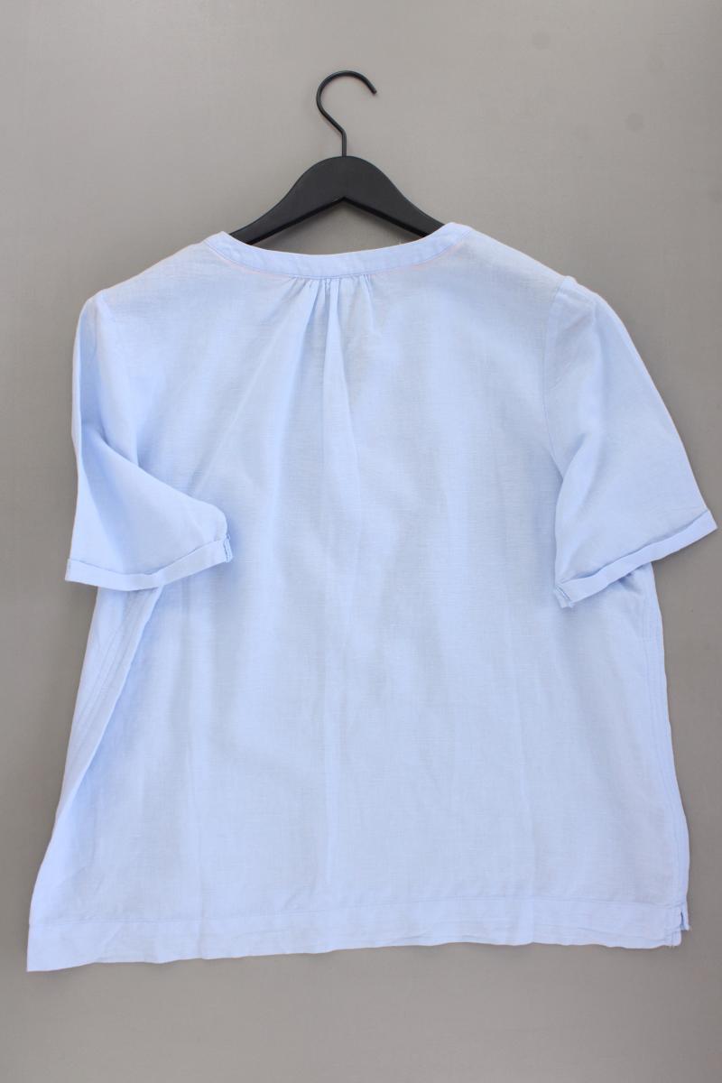 Street One Kurzarmbluse Gr. 40 blau