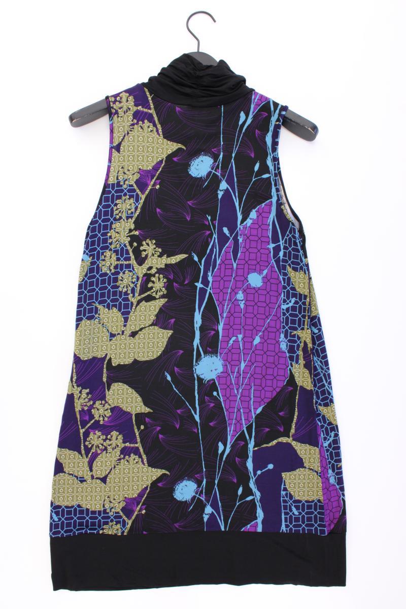 comma, Midikleid Gr. 38 neuwertig Ärmellos mehrfarbig aus Viskose