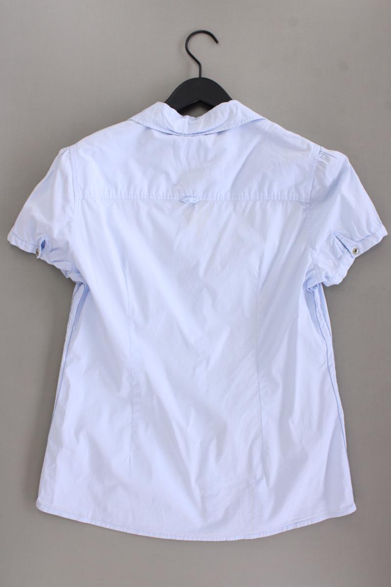 Polo Sylt Kurzarmbluse Gr. XXL blau aus Baumwolle