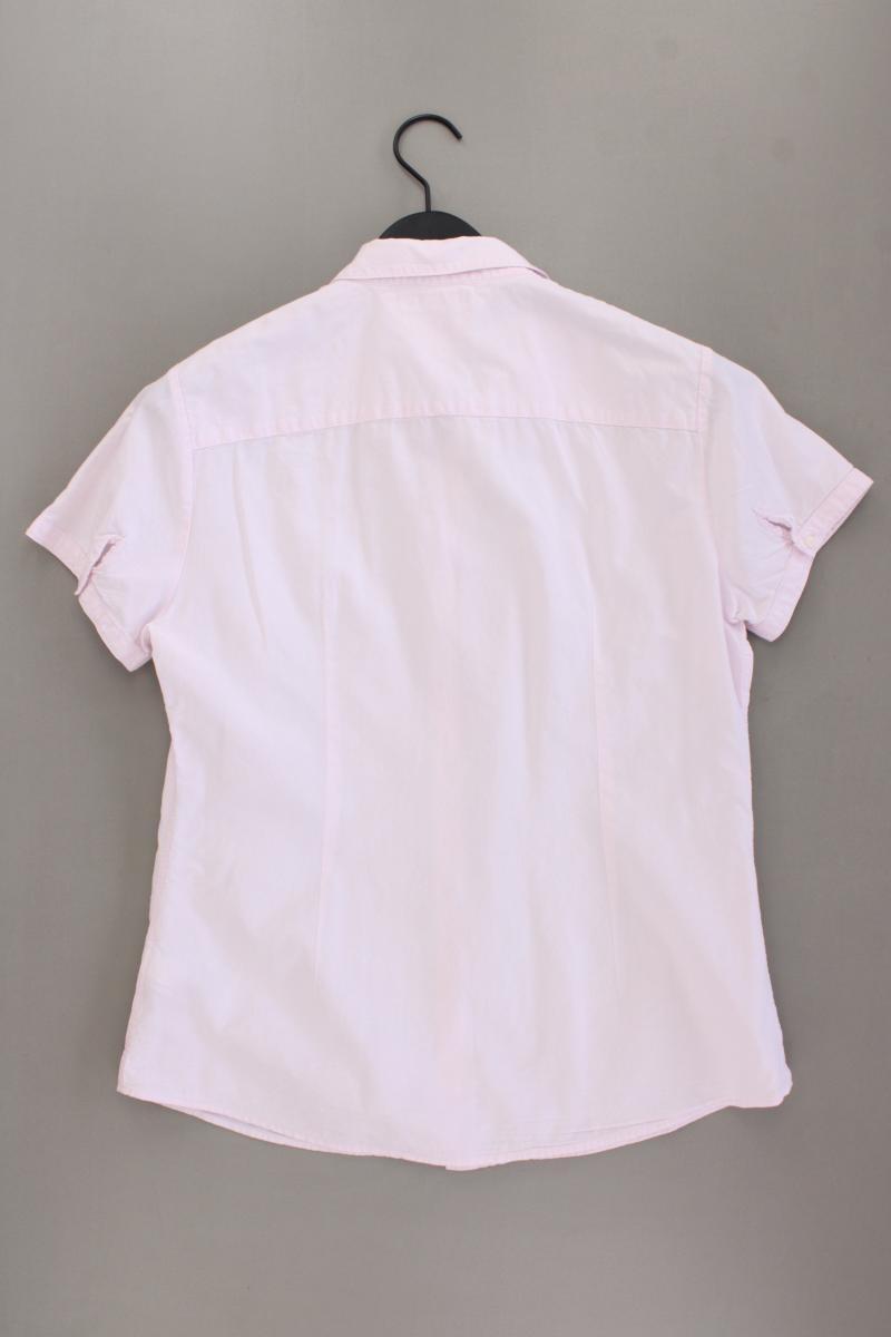 Tommy Hilfiger Kurzarmbluse Gr. UK 12 (L) rosa aus Baumwolle