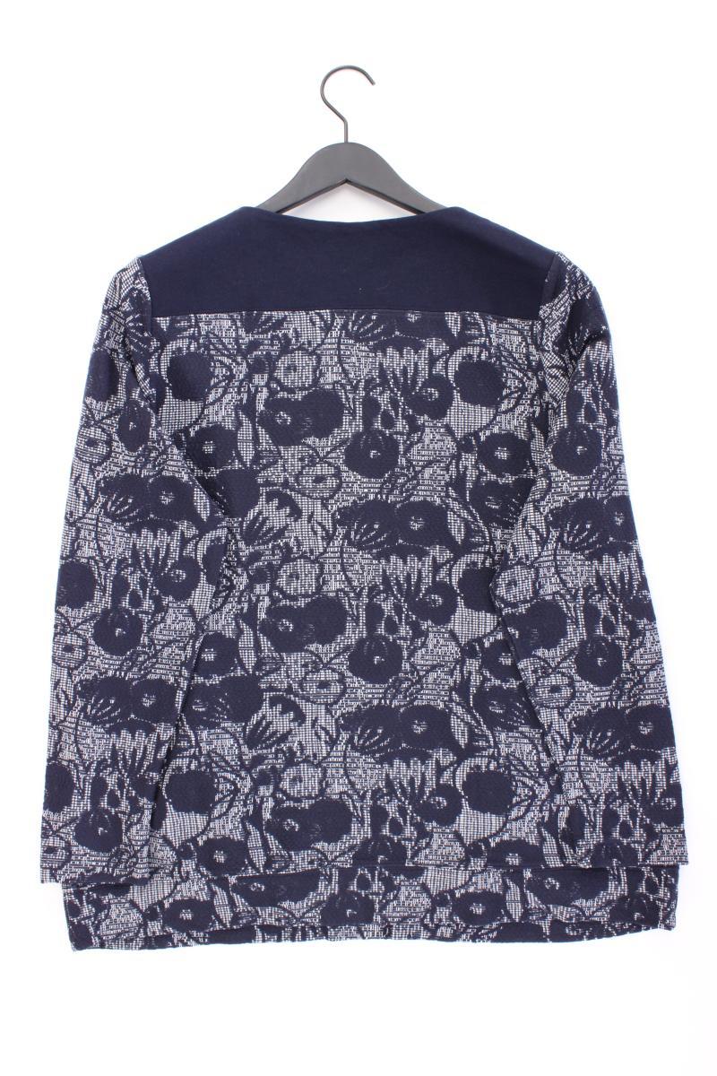 s'questo Langarmpullover Gr. 44 blau aus Viskose