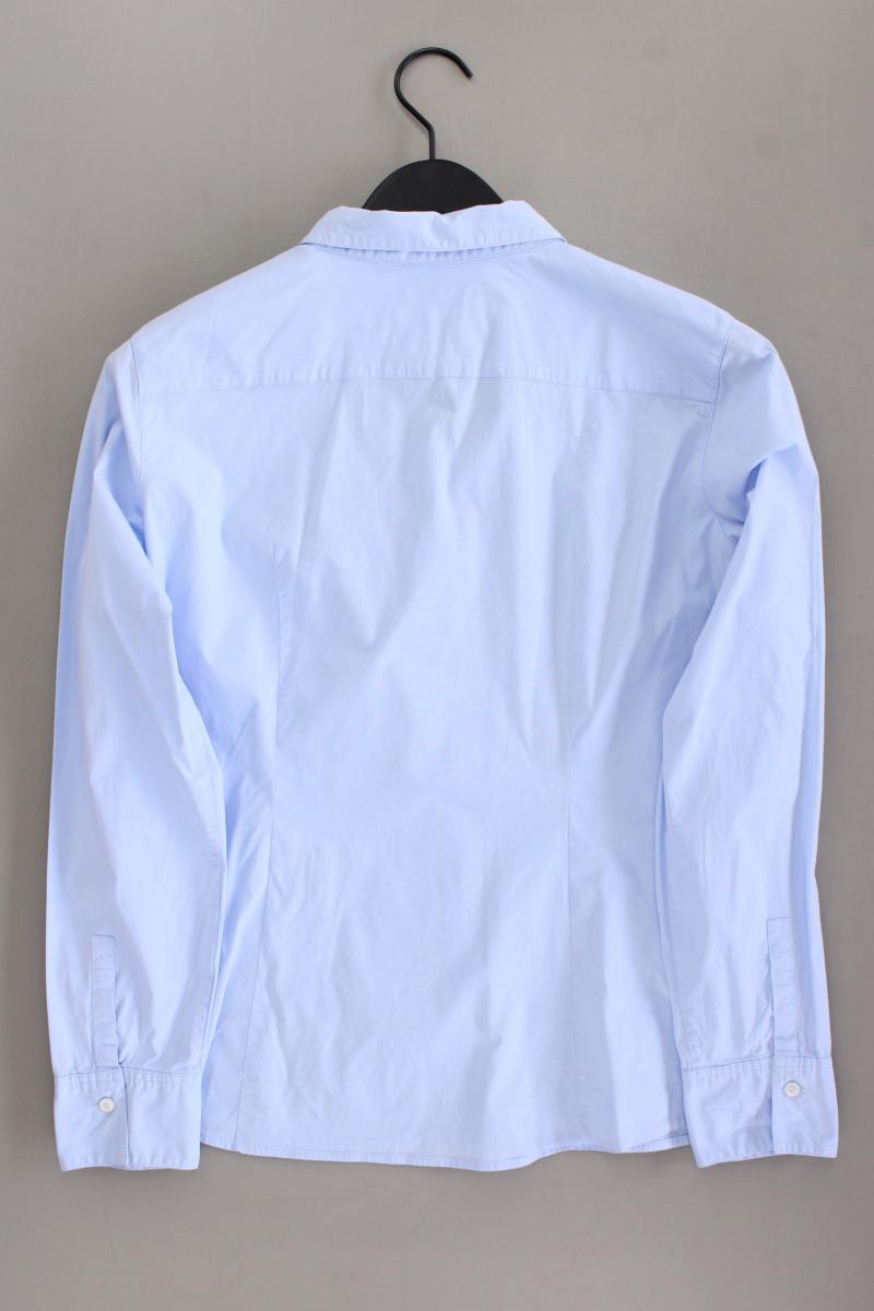 Marc O'Polo Langarmbluse Gr. 42 blau aus Baumwolle