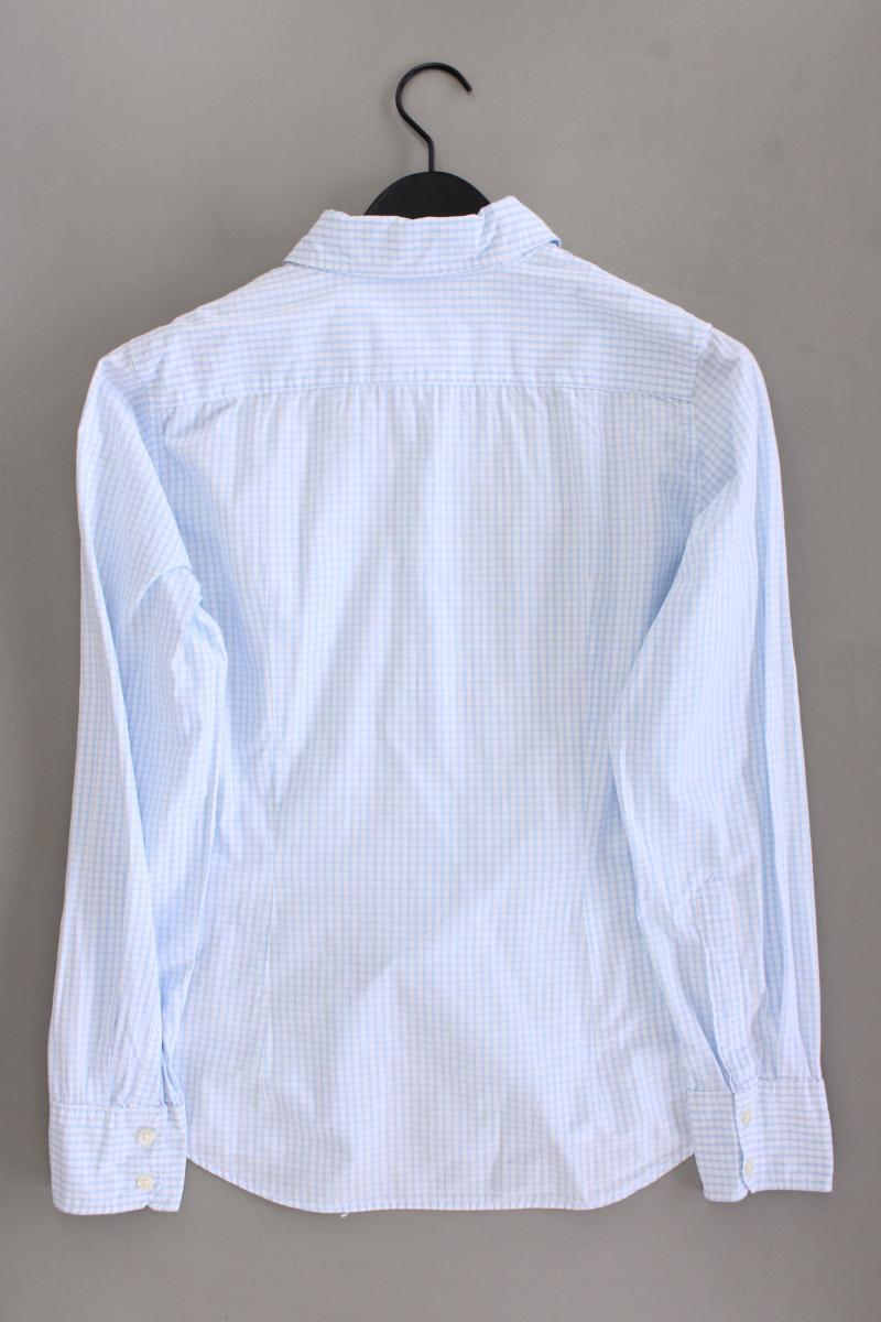 United Colors of Benetton Karobluse Gr. XL kariert Langarm blau aus Baumwolle