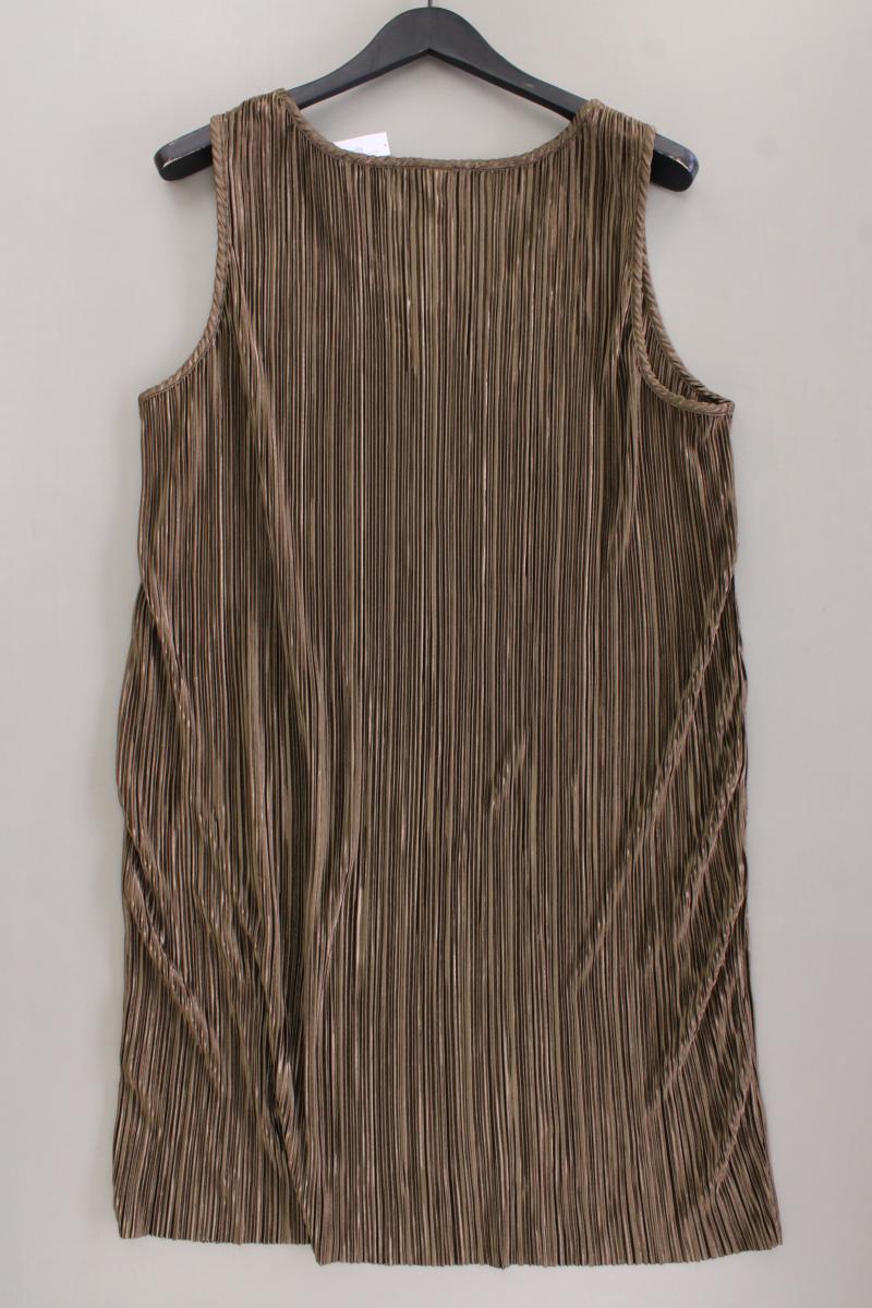 H&M Kleid Gr. XL Ärmellos braun aus Polyester