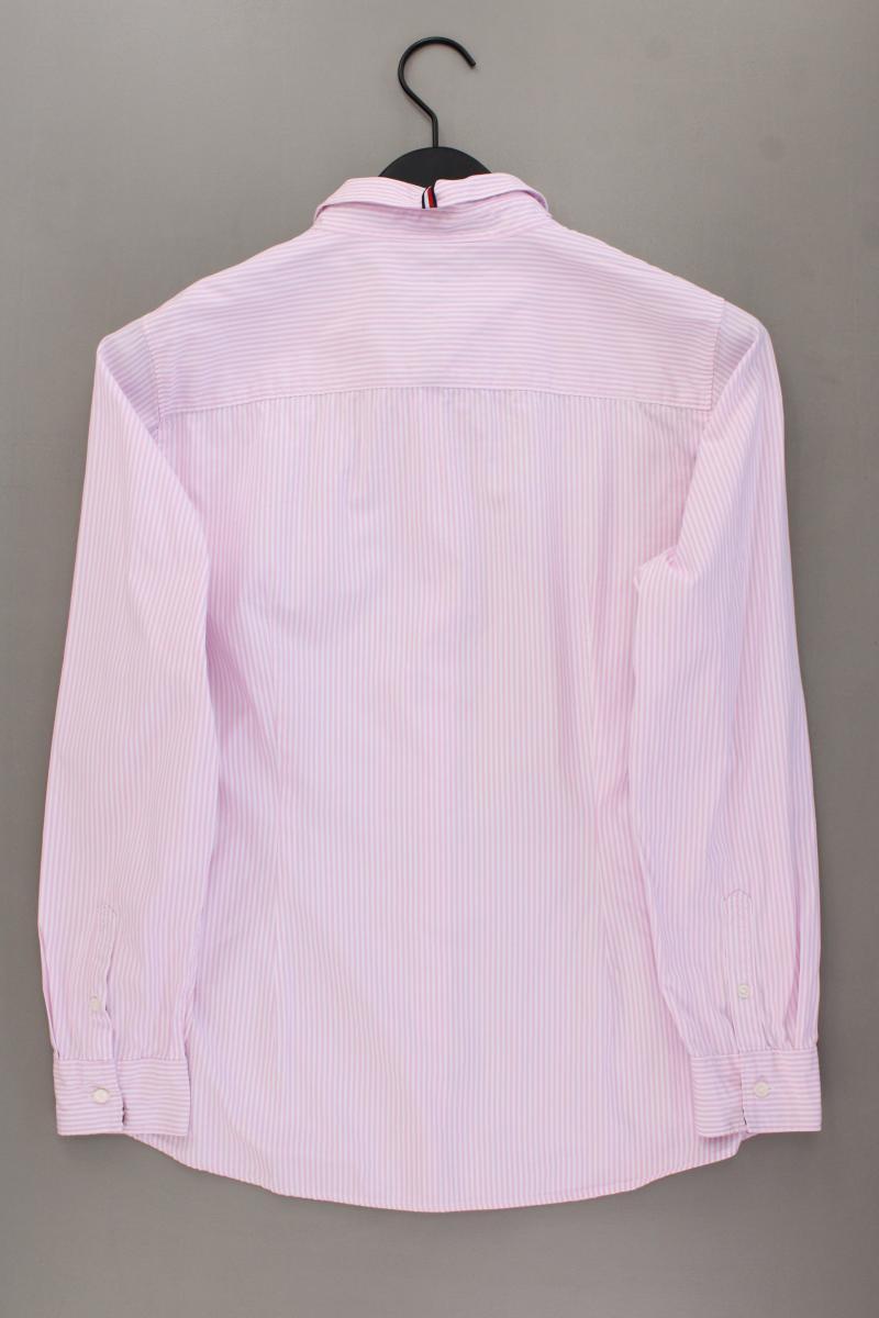 Tommy Hilfiger Langarmbluse Gr. UK 14 (L) gestreift rosa aus Baumwolle