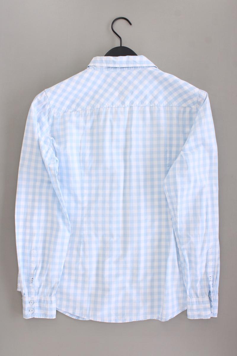 Marc O'Polo Karobluse Gr. 42 kariert Langarm blau aus Baumwolle