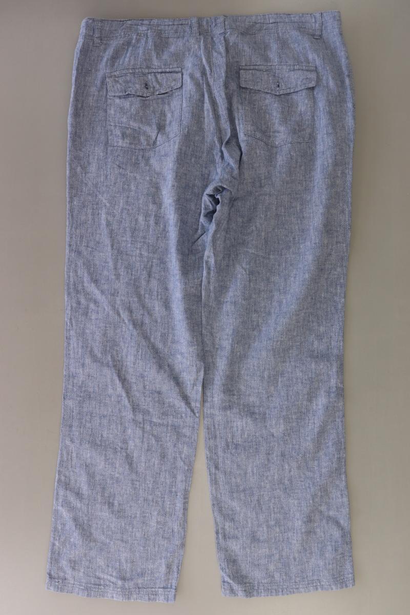 Leinenhose von Livergy für Herren Gr. 54 blau