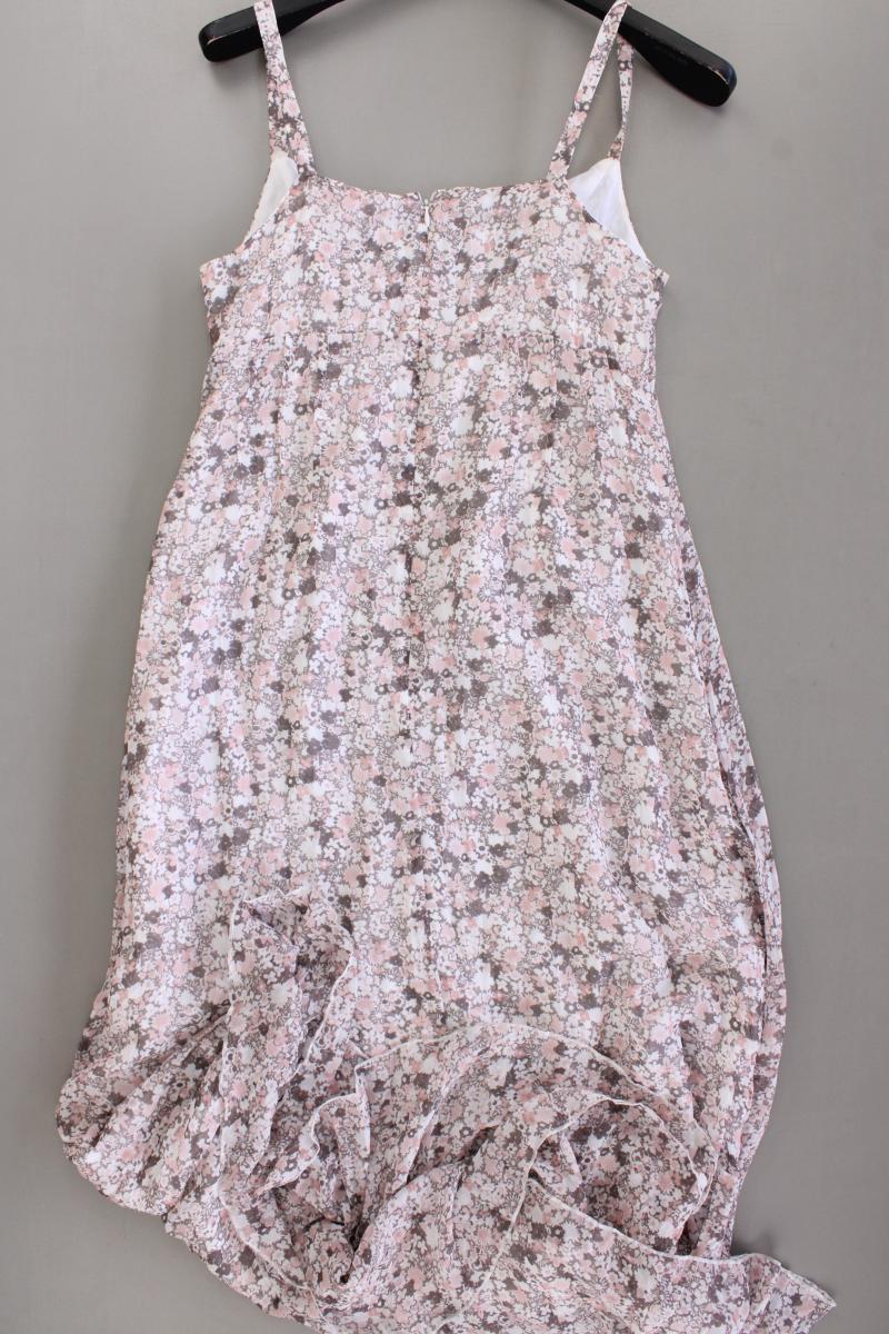 Linea Tesini Maxikleid Gr. 40 mit Blumenmuster Träger rosa aus Polyester