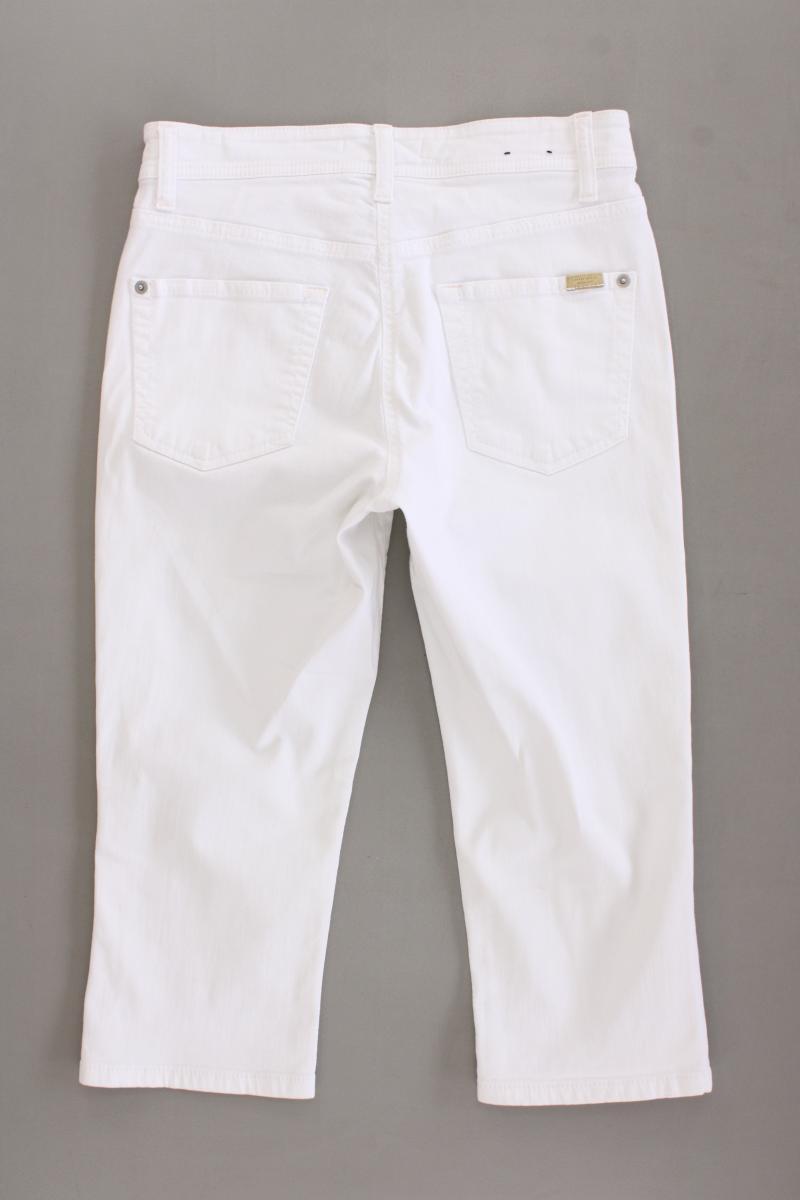 Cambio 3/4 Hose Gr. 34 weiß aus Baumwolle
