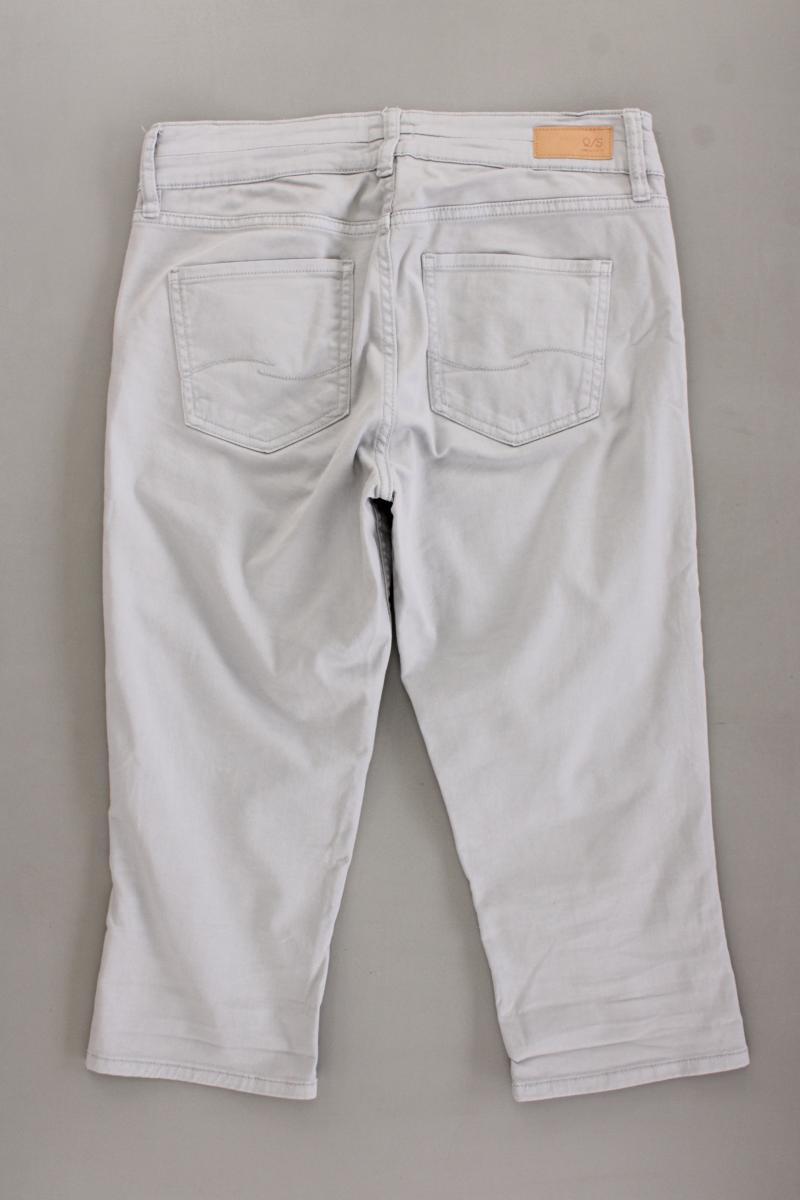 QS by s.Oliver 3/4 Hose Gr. 38 grau aus Baumwolle
