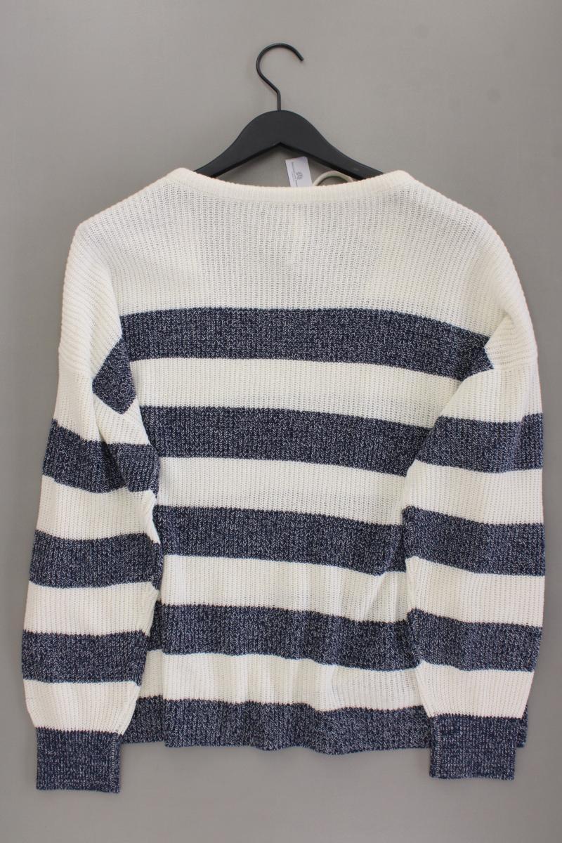 edc by Esprit Grobstrickpullover Gr. XXL gestreift neuwertig blau aus Baumwolle