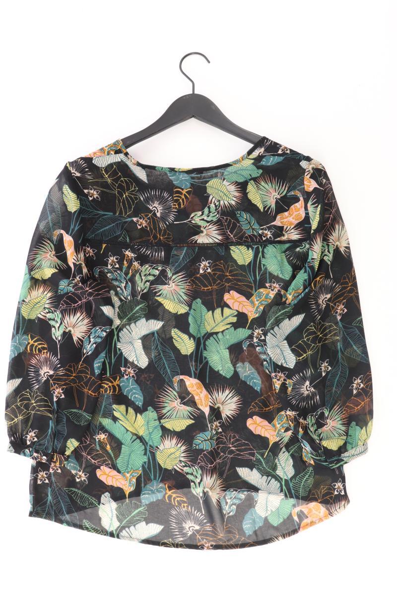 Bonita Oversize-Bluse Gr. 40 mit Blumenmuster 3/4 Ärmel mehrfarbig