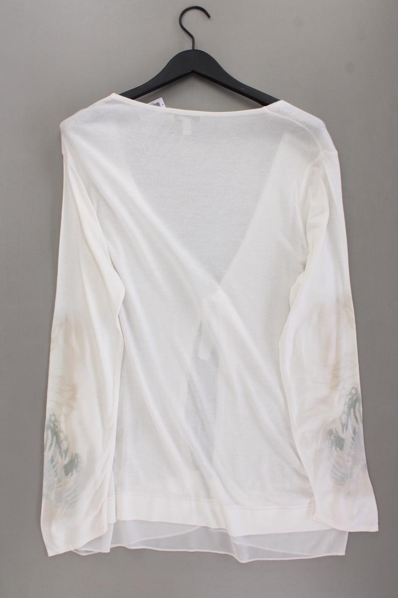 Maren Gilzer QVC Strickjacke Gr. 46 Langarm creme aus Viskose