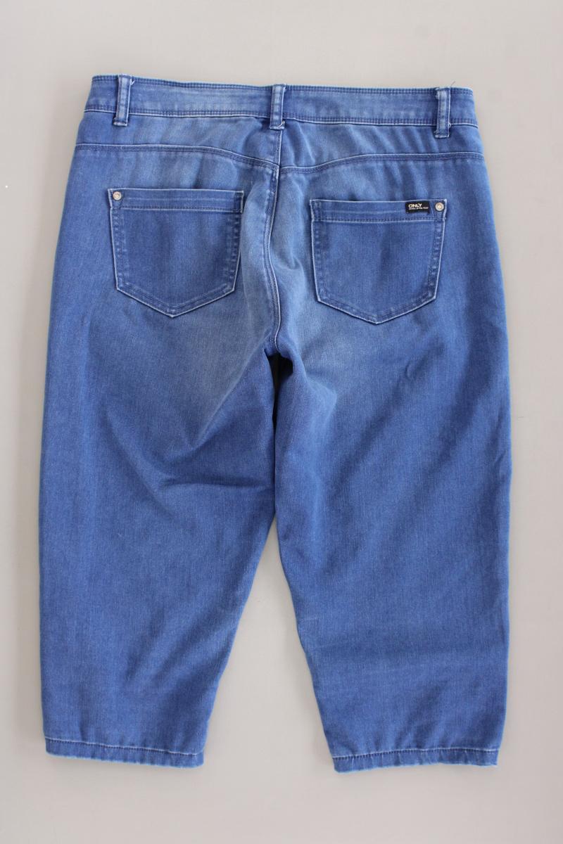 Only 3/4 Jeans Gr. L blau aus Baumwolle