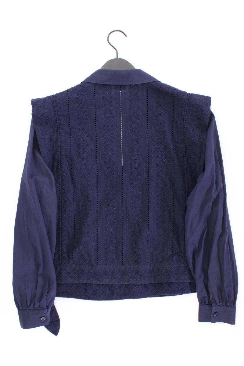 Madeleine Langarmbluse Gr. 46 blau