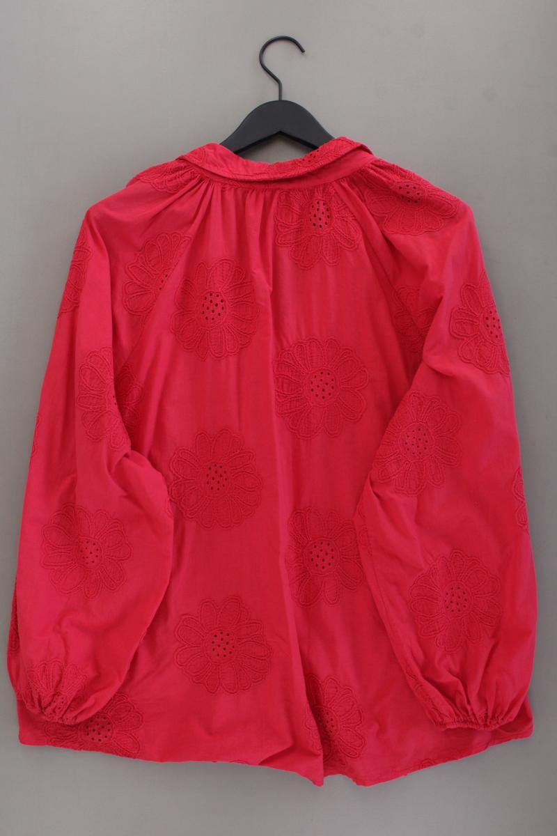 Cassis & Paprika Langarmbluse Gr. 48 rot