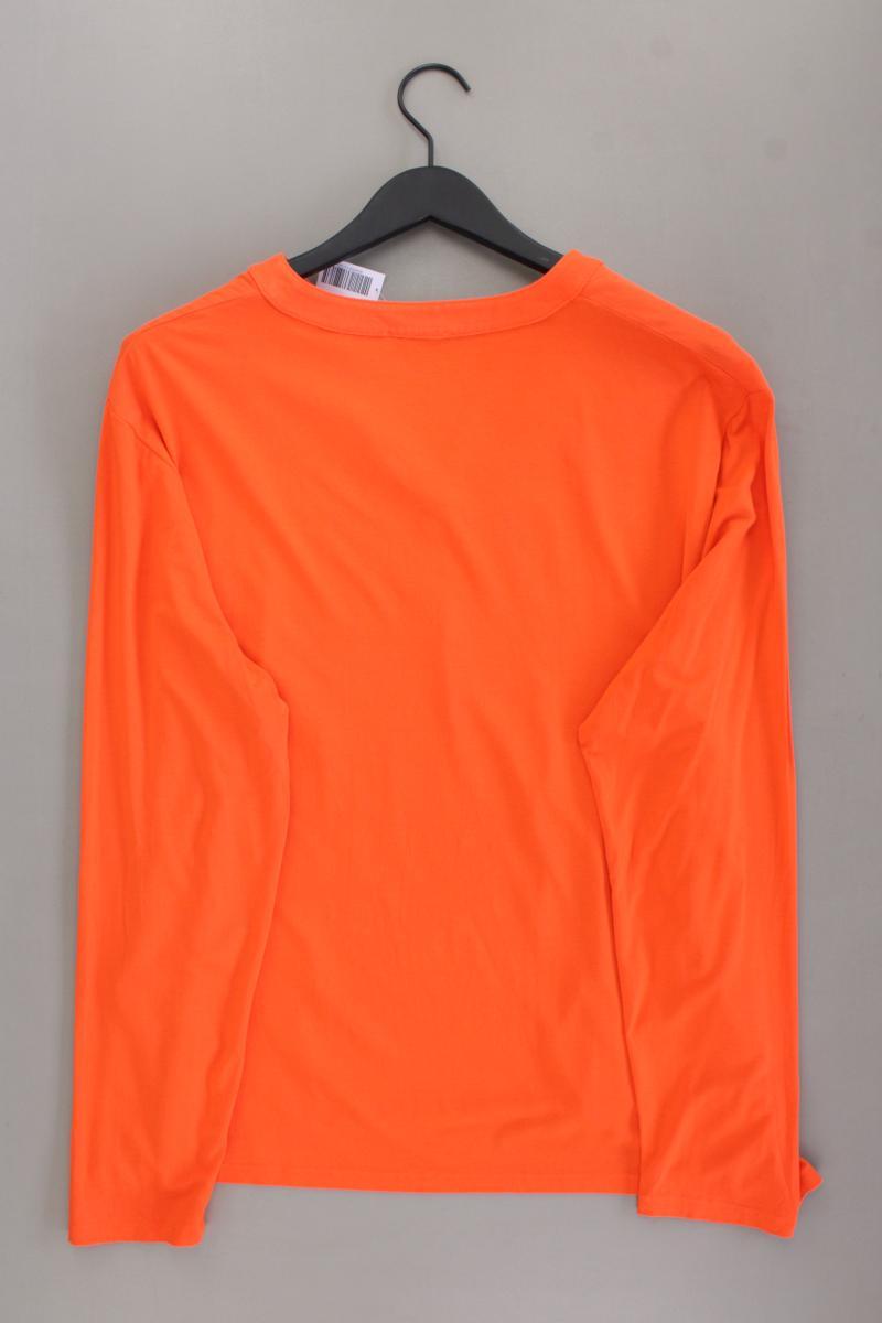 Lovely Sisters Shirt mit V-Ausschnitt Gr. 46 neuwertig Langarm orange