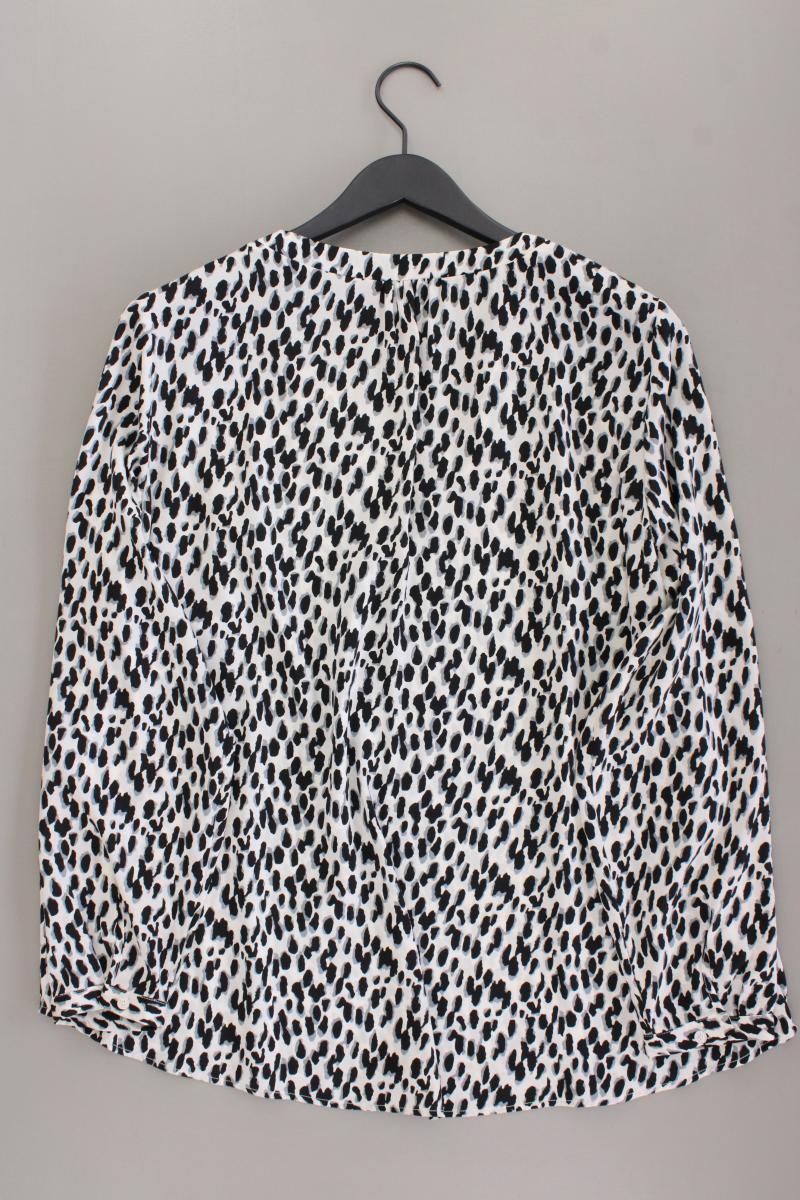 Jette Joop Langarmbluse Gr. 46 mit Tierdruck neuwertig grau aus Polyester