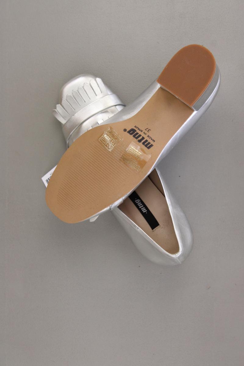 Mustang Pumps Gr. 37 silber aus Leder
