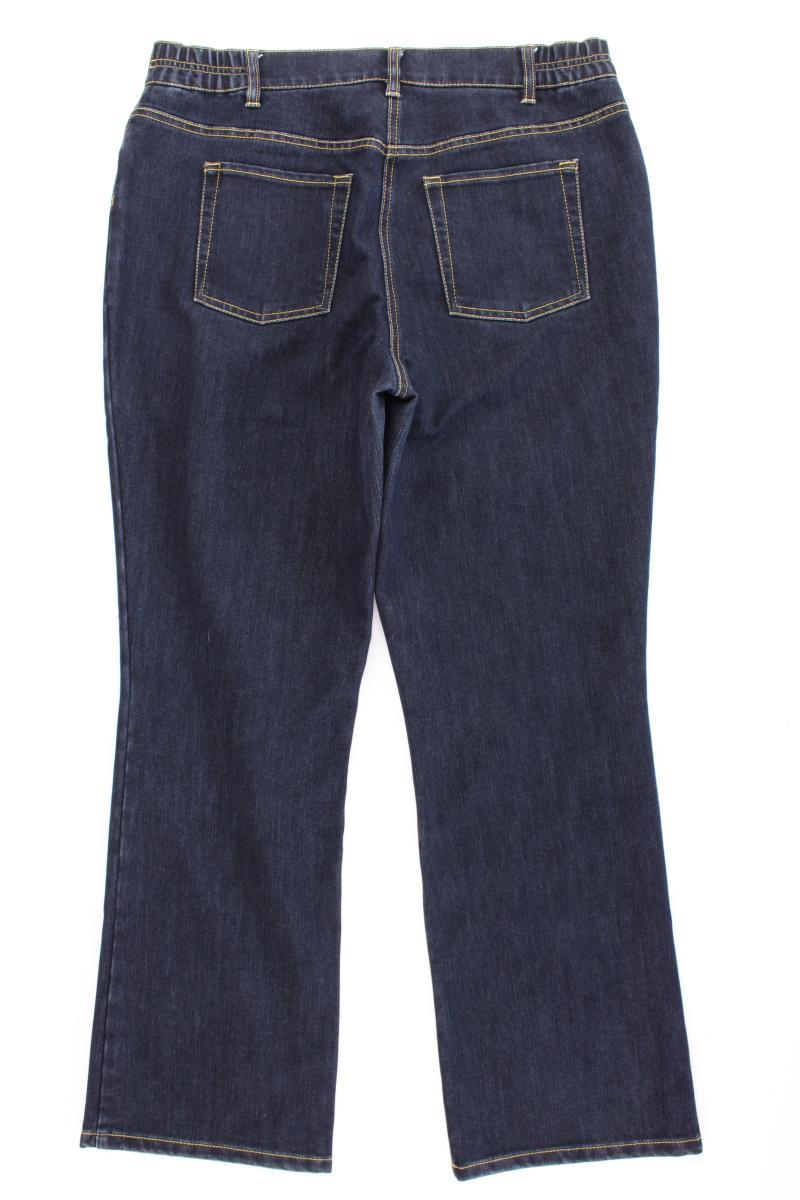 POMPÖÖS by Harald Glööckler Boot Cut Jeans Gr. Kurzgröße 22 blau