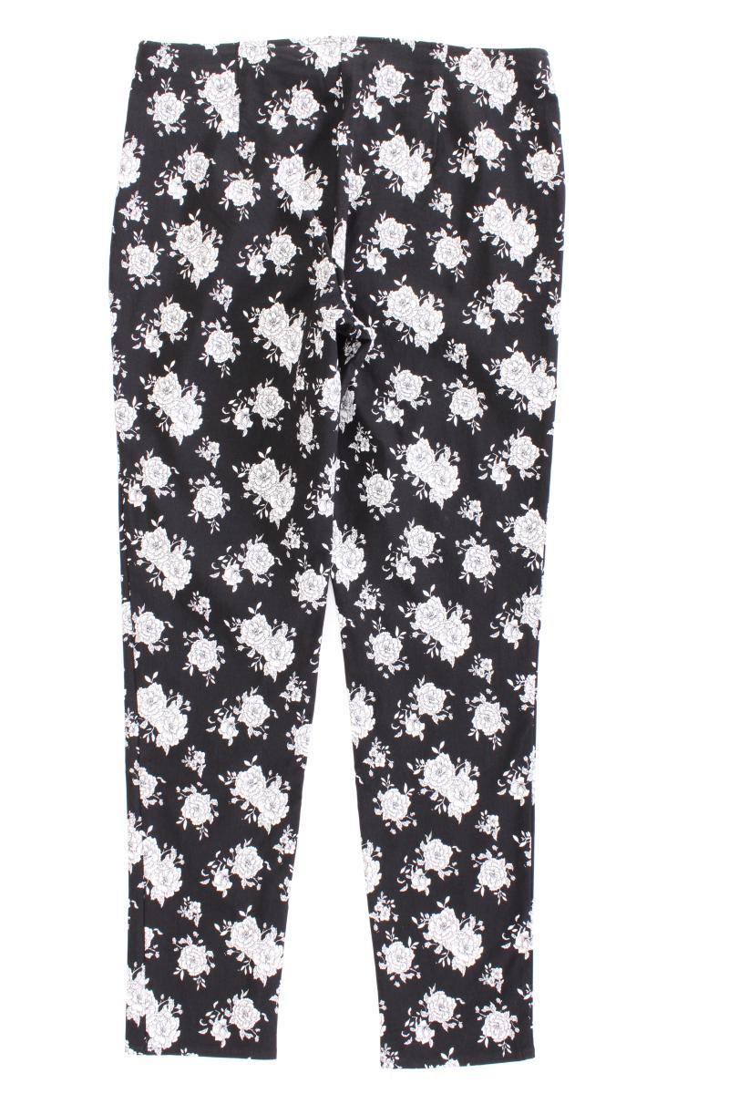 Viventy Bernd Berger Hose Gr. 40 mit Blumenmuster schwarz aus Viskose