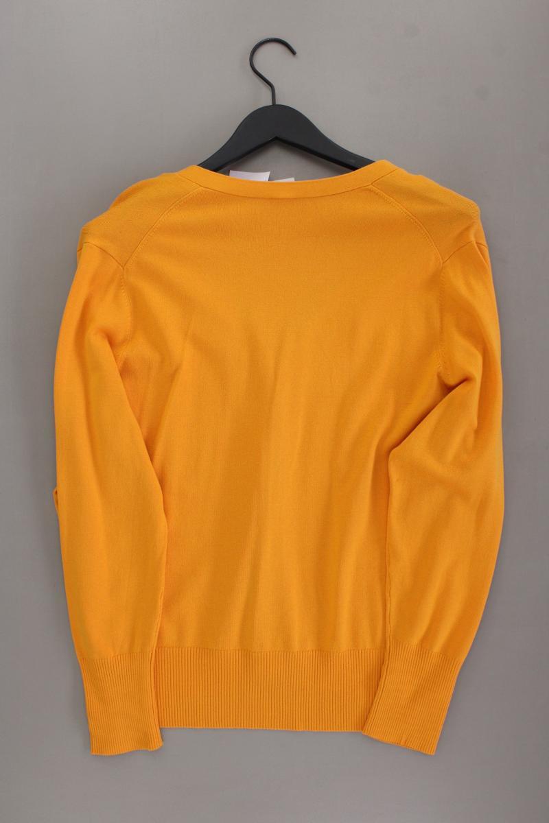 Madeleine Strickjacke Gr. 46 Langarm gelb aus Viskose