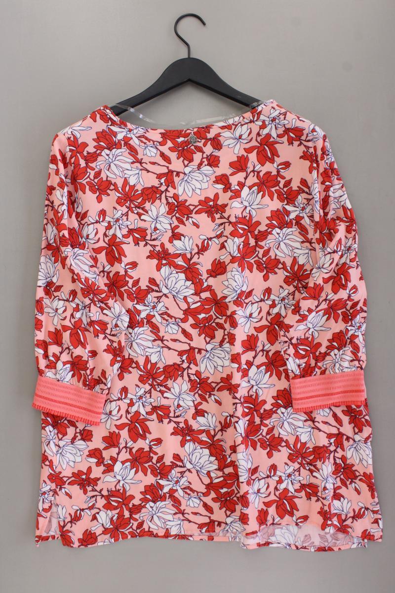 C'est Paris Classic Bluse Gr. 46 mit Blumenmuster neuwertig 3/4 Ärmel rot