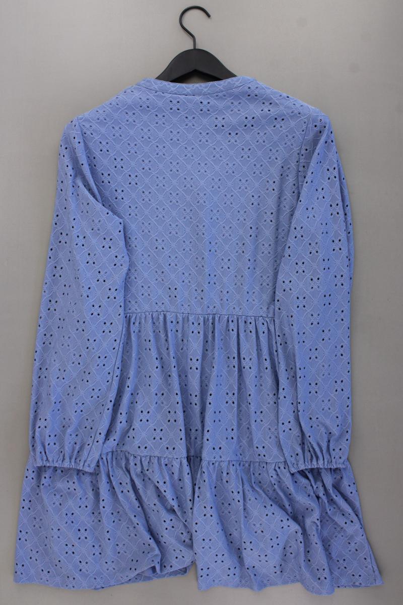 Vila Langarmkleid Gr. L blau aus Polyester