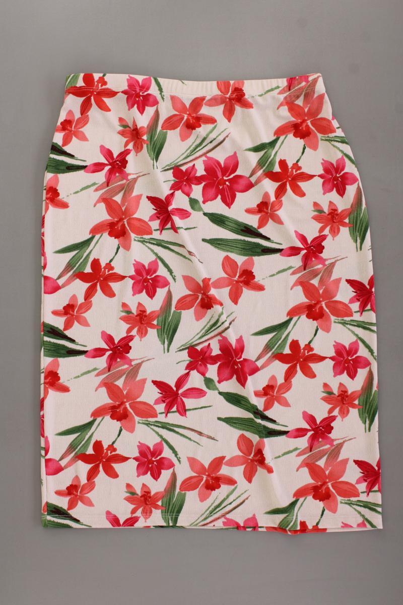 Kim & Co. Stretchrock Gr. 40 mit Blumenmuster mehrfarbig