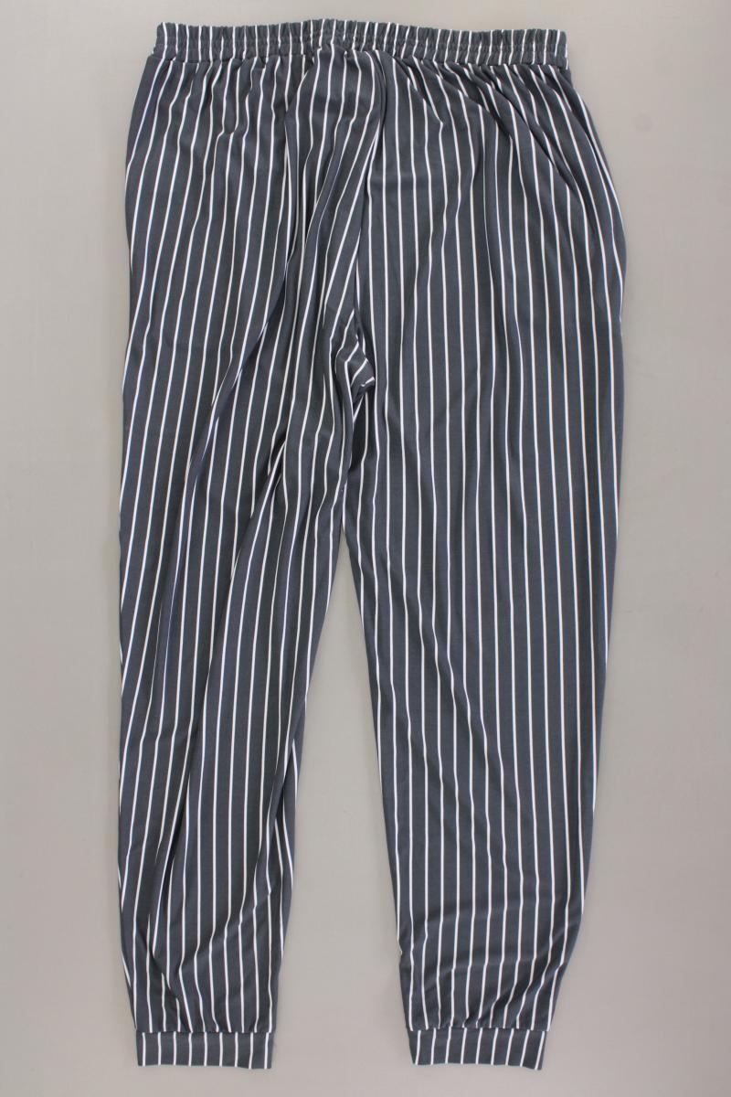 Lavelle Stoffhose Gr. 44 gestreift neuwertig grau aus Polyester