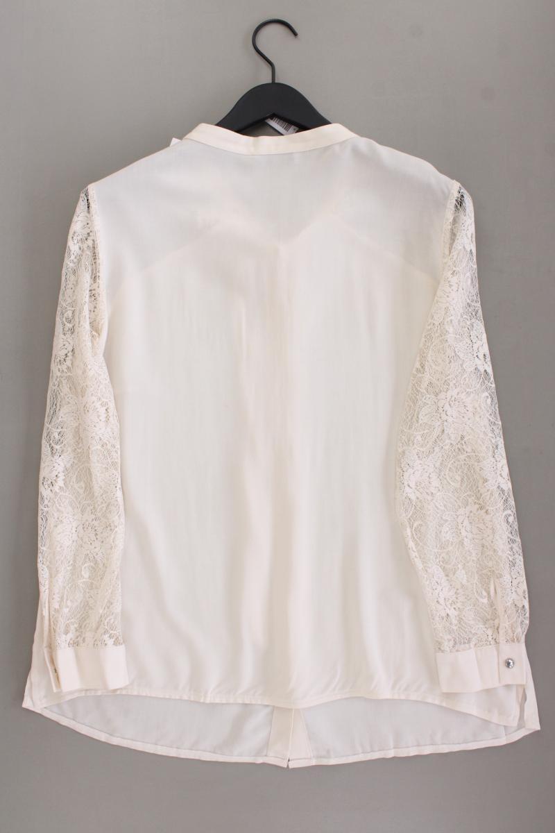 Himmelblau Langarmbluse Gr. 44 neu mit Etikett creme aus Viskose